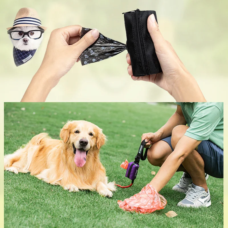 Dispensador de Sacos para Cães com Clipe e Alça para Coleira - Imagem 5