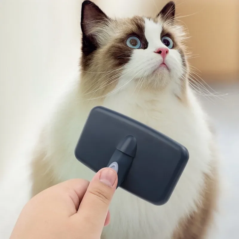 Escova para Cães e Gatos de Aço Inoxidável para Remover Pelos - Imagem 5