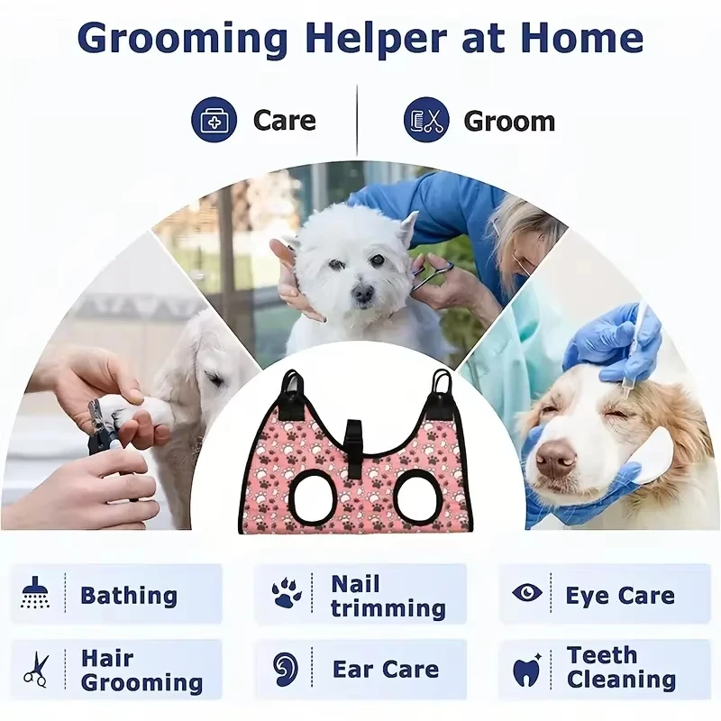 Rede de Tosa para Cães e Gatos de Malha 3D Respirável Lavável - Imagem 3