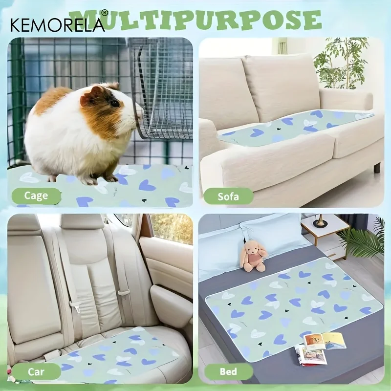 Tapete Lavável para Gaiola de Hamster 80x120 cm Antiderrapante - Imagem 3