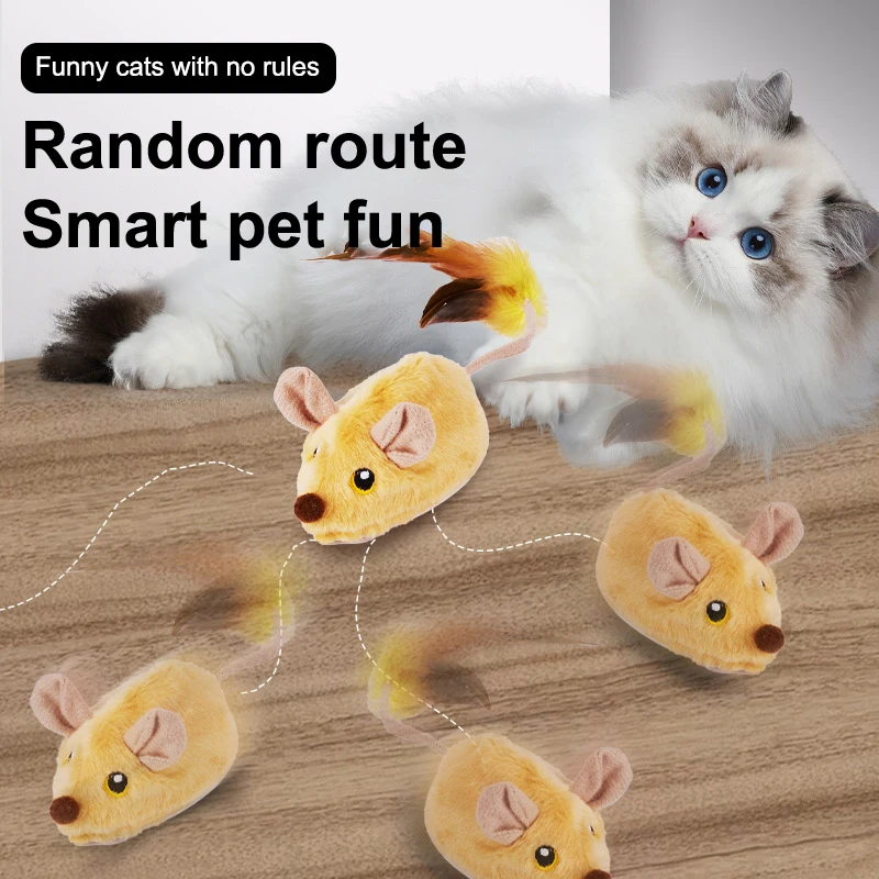 Brinquedo de Rato Elétrico para Gatos com Controle Remoto - Imagem 2
