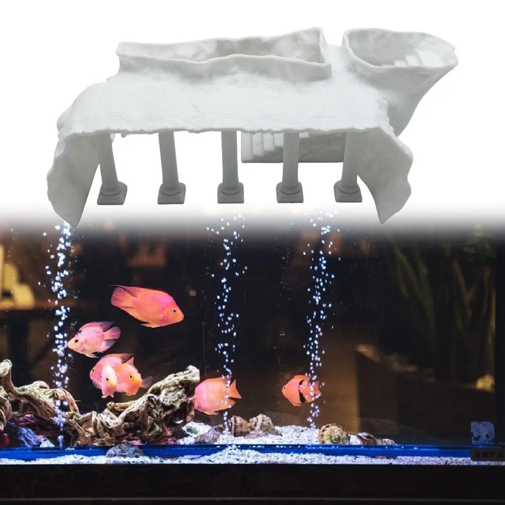 Caverna para Aquário de Plástico com Abrigo para Peixes - Imagem 4