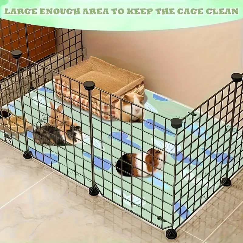 Tapete para Gaiola de Hamster e Coelhos Lavável Reutilizável - Imagem 2