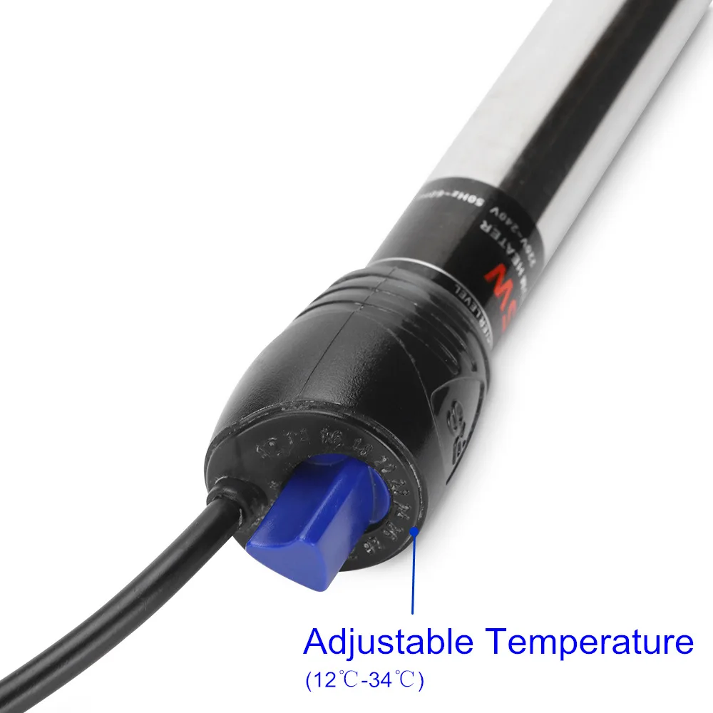 Aquecedor de Aquário 220V Aço Inoxidável com Termostato Submersível - Imagem 4