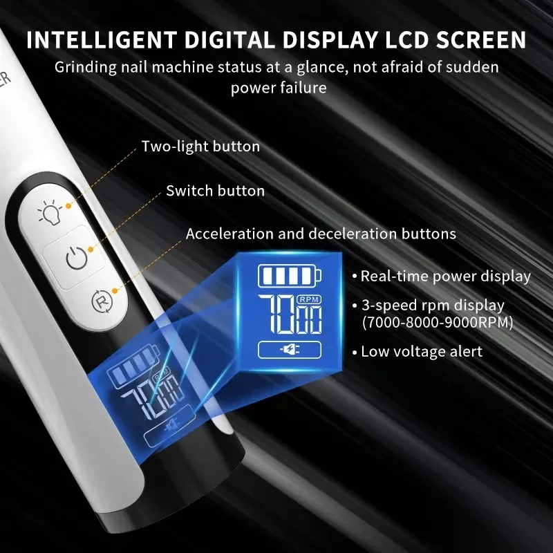 Cortador de Unhas Elétrico Recarregável USB para Cães e Gatos com Luz LED - Imagem 4