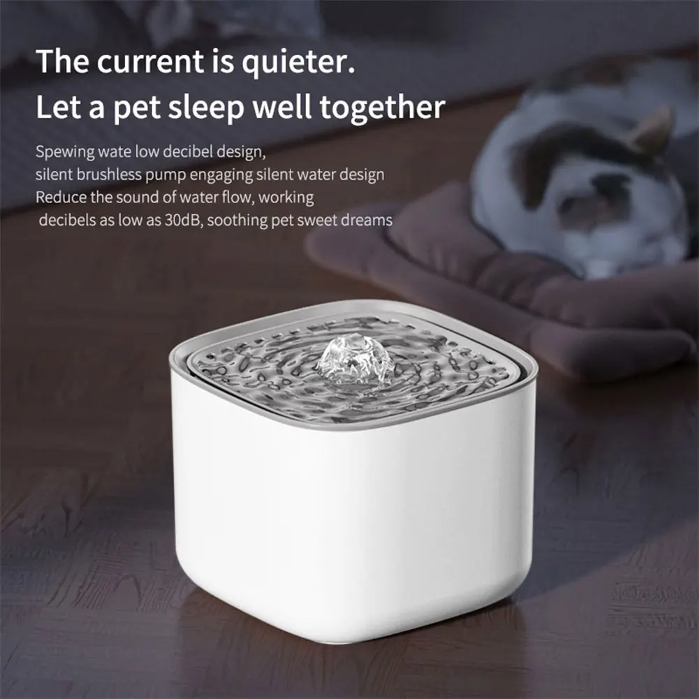 Fonte de Água para Gatos 3 L USB com Filtro de Recirculação - Imagem 2