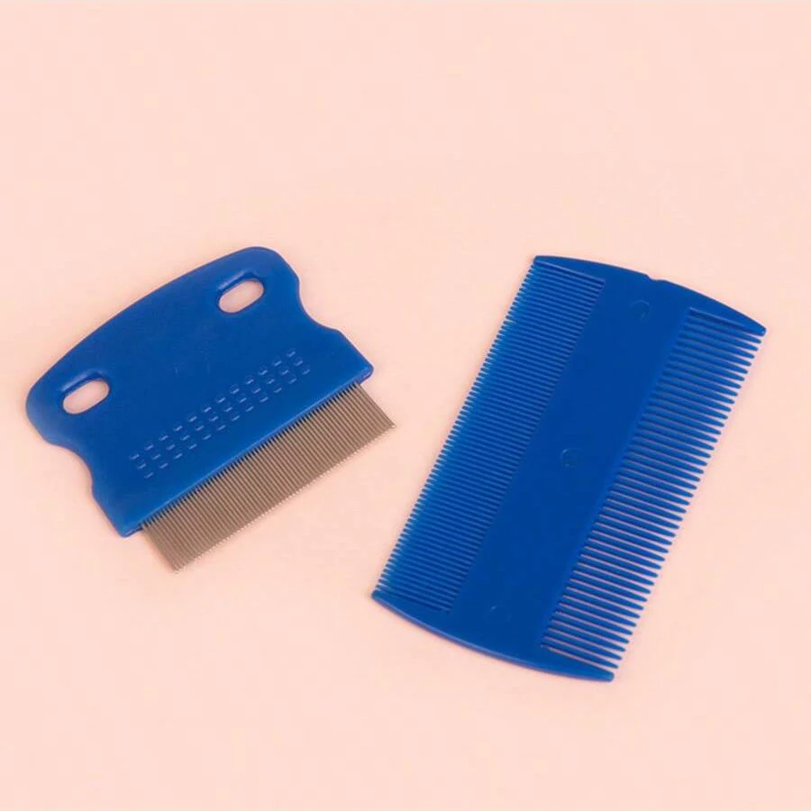 Kit Pente para Pulgas e Piolhos para Cães e Gatos com Dentes Arredondados - Imagem 5
