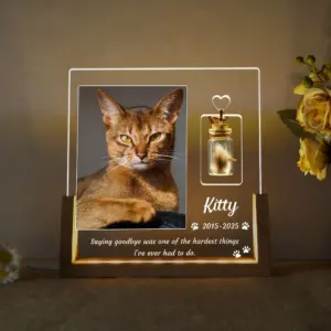 luminária de mesa LED USB para cães e gatos