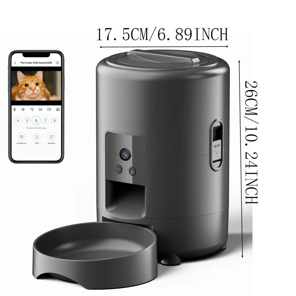 Alimentador Automático para Gatos e Cães 2 L com APP - Imagem 6