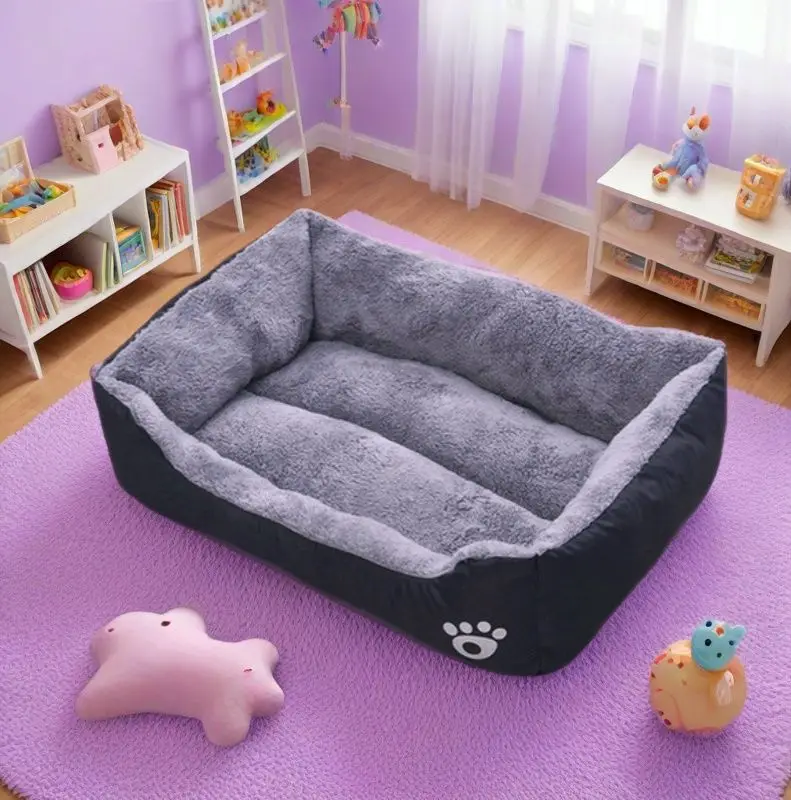 Cama de Pelúcia para Cães Antiderrapante para Descanso - Imagem 4