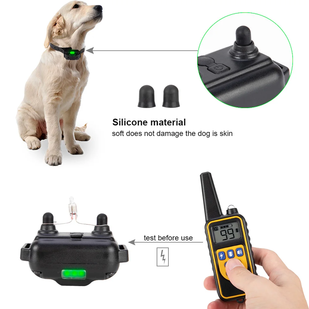 Coleira para Cães Recarregável USB com Níveis de Vibração Ajustáveis - Imagem 4