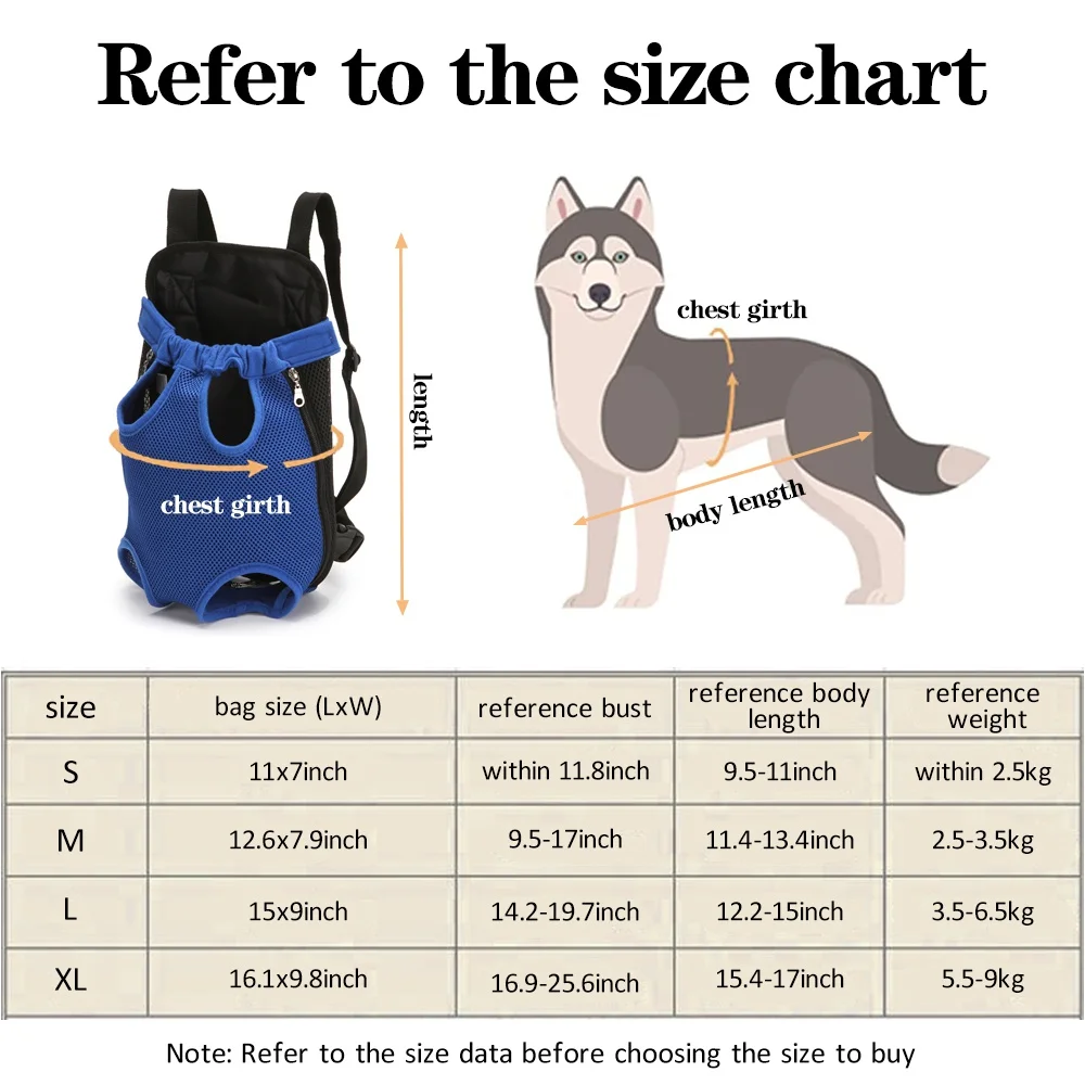 Mochila para Cães e Gatos de Lona com Pernas para Fora Ajustável - Imagem 2
