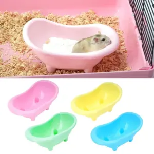 banheira para hamster de plástico