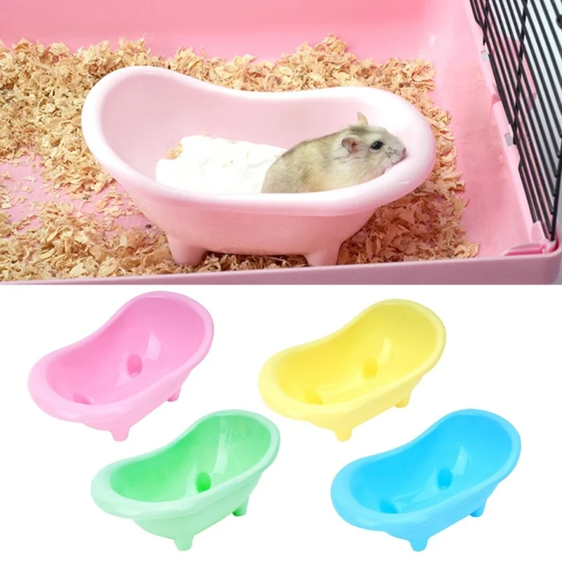 banheira para hamster de plástico