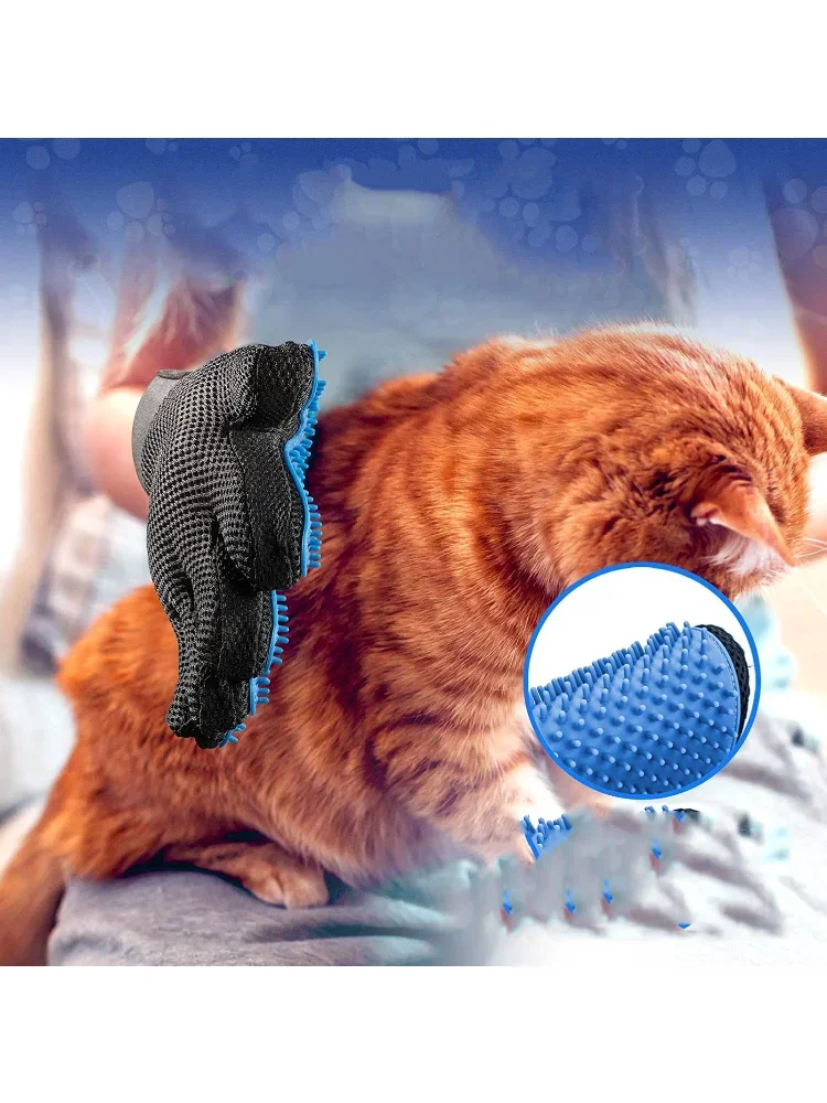 Kit de Limpeza para Cães e Gatos Escova e Luva de 2 Lados - Imagem 4