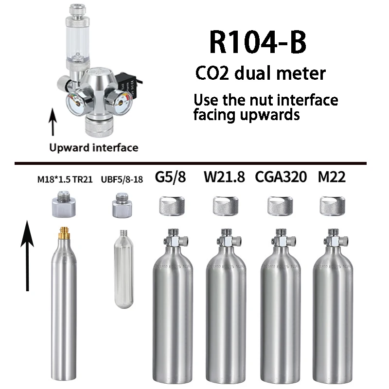 Regulador de CO2 para Aquário com Válvula Solenoide AC100-240V - Imagem 6