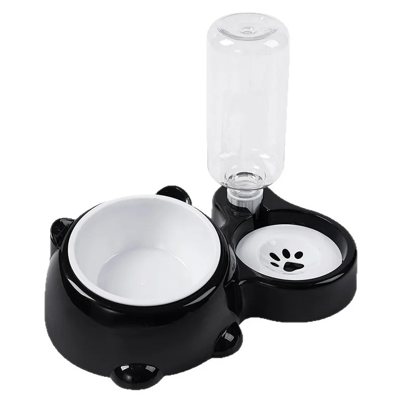 Tigela Dupla para Gatos e Cães com Comedouro Lento e Bebedouro Automático - Imagem 6
