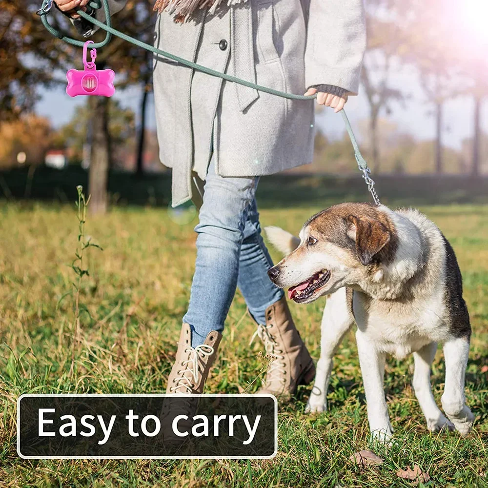 Sacos para Cocô de Cães Biodegradáveis com Dispensador de Osso e Clipe - Imagem 6