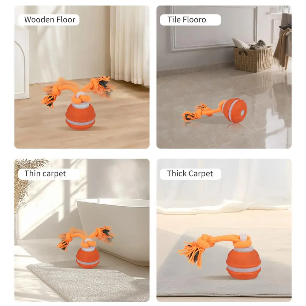 Bola Interativa para Cães Recarregável USB com Ativação por Movimento - Imagem 3