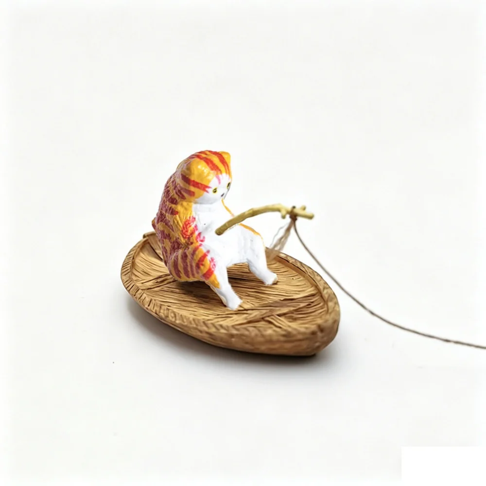Ornamento de Barco de Pesca para Aquário de Resina Durável 7,5 x 4,1 cm - Image 6