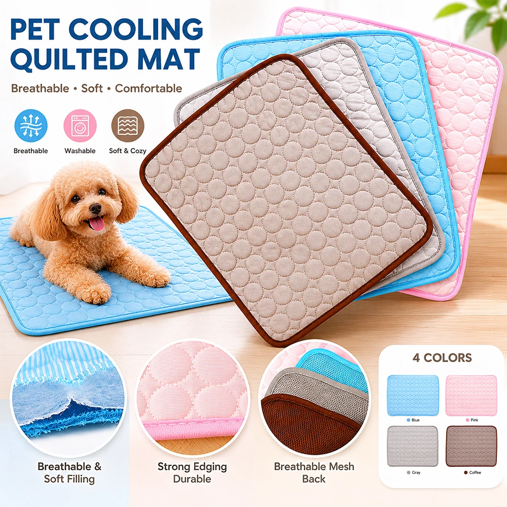Tapete Gelado para Cães e Gatos de Verão, Variados Tamanhos - Imagem 2