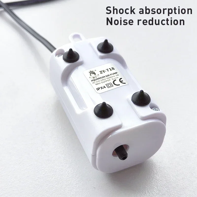 Bomba de Ar para Aquário 3W Silenciosa com Fluxo de 3 L/min - Imagem 3