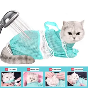 saco de banho para gatos de poliéster