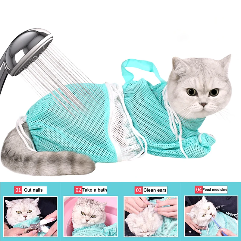 saco de banho para gatos de poliéster