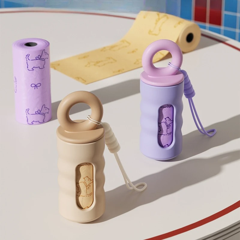 Dispensador Portátil para Sacos de Cocô de Cães e Gatos - Imagem 2