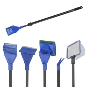 kit de limpeza 5 em 1 para aquário