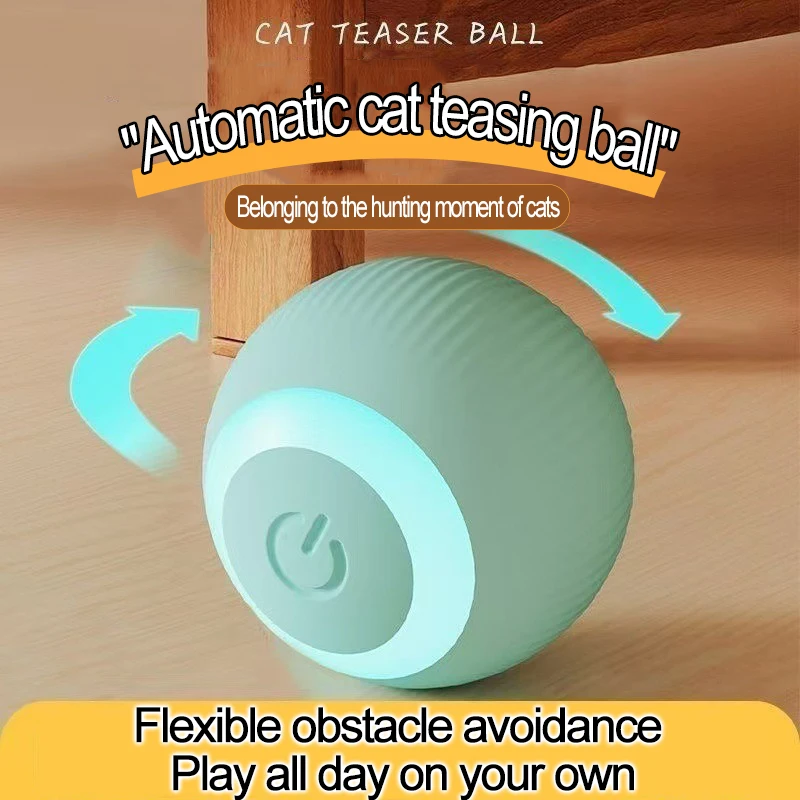 Bola Interativa Automática para Gatos de Silicone com Movimento - Imagem 6