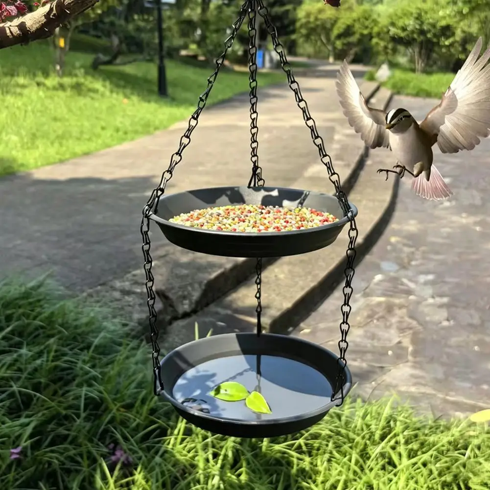 Comedouro Bebedouro para Pássaros de Jardim de Plástico PP 22 cm - Imagem 5