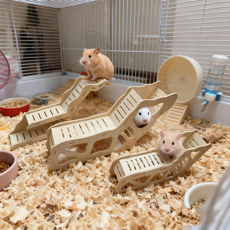 Toca de Madeira para Hamster com Design Peekaboo para Gaiola - Image 2