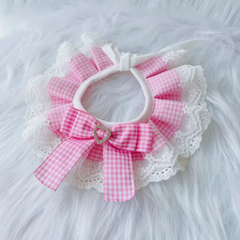 Bandana de Renda para Cães e Gatos com Laço Lavável - Image 2