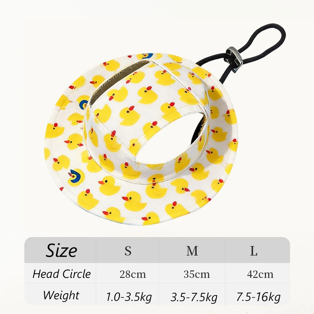 Chapéu de Pescador para Cães e Gatos Pequenos com Ajuste Regulável - Image 2