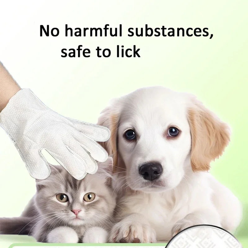 Luvas de Limpeza para Pets 6 Unidades Sem Enxágue - Imagem 2