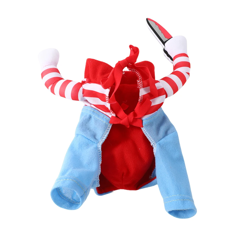 Roupa de Halloween para Cães e Gatos Ajustável com Faca de Espuma - Imagem 5