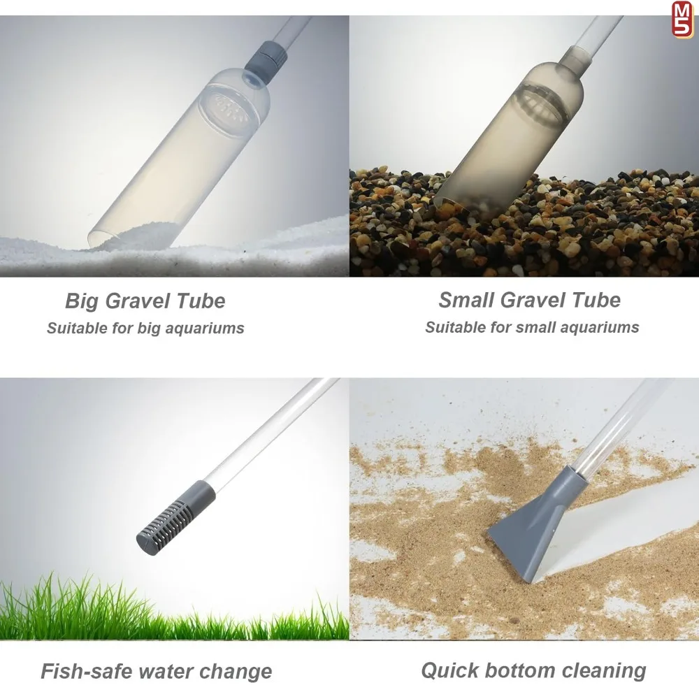 Sifão para Aquário Grande com Válvula de Fluxo Ajustável - Imagem 5