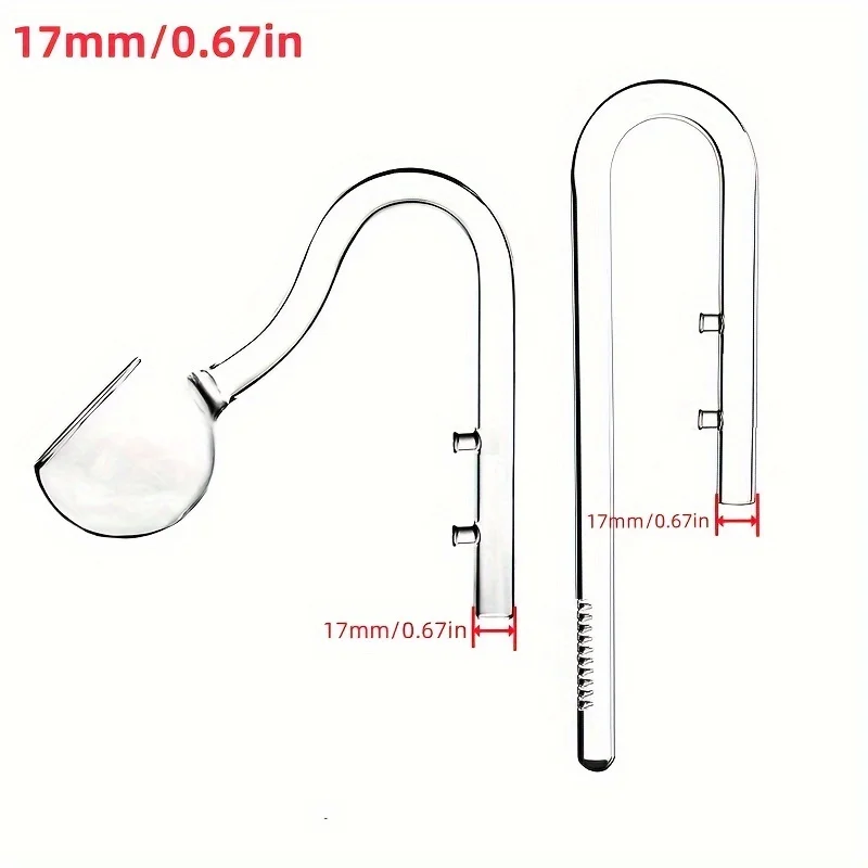 Tubo Influxo Outflow para Aquário Vidro Borosilicato 13mm/17mm - Image 4