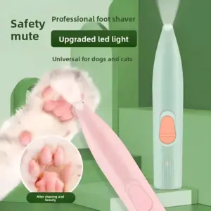aparador de pelos para patas de cães e gatos recarregável