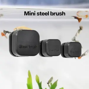 escova magnética para aquário pequeno