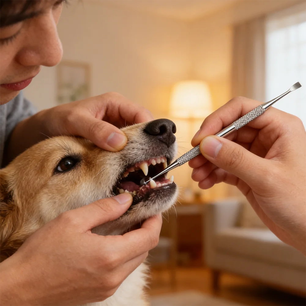 Kit Dental para Cães e Gatos de Aço Inoxidável Reutilizável - Image 5
