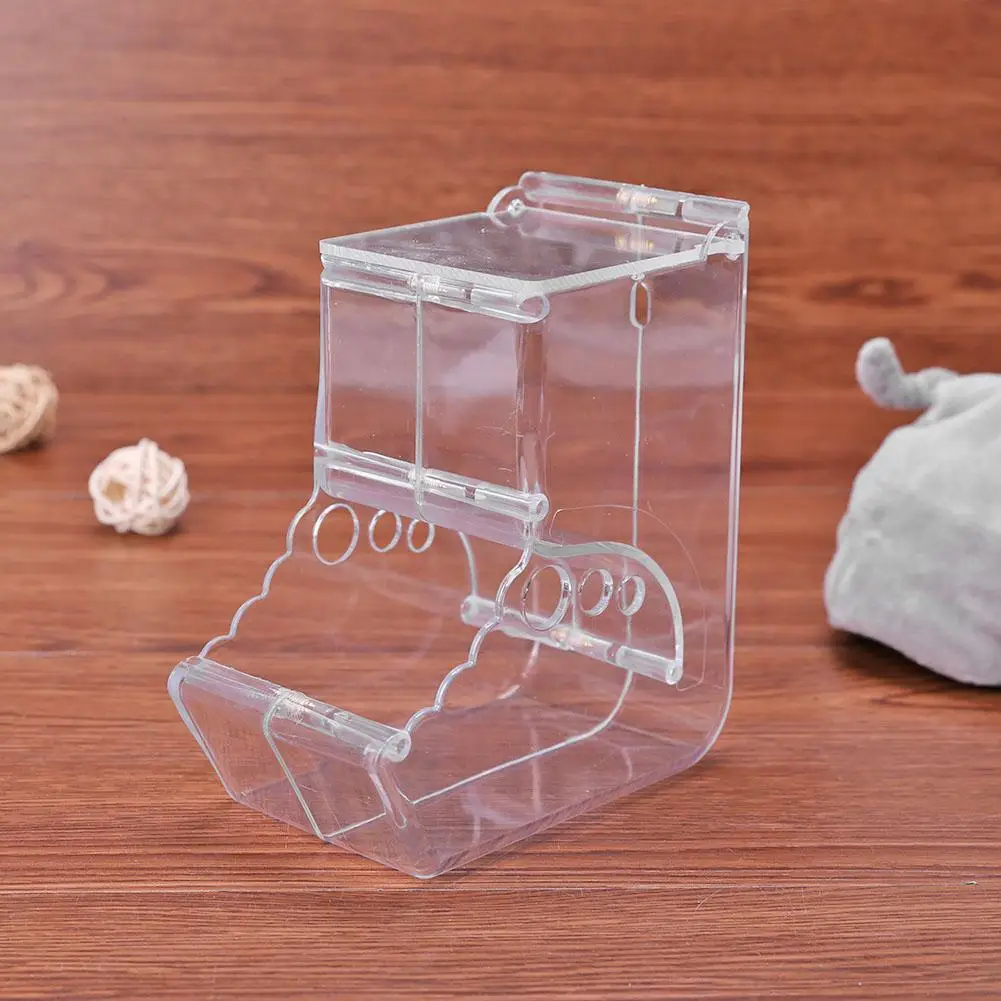 Comedouro para Hamster e Roedores Plástico Transparente com Gancho - Imagem 6