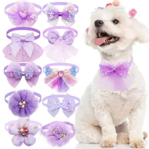 gravatas borboleta para cães e gatos pequenos