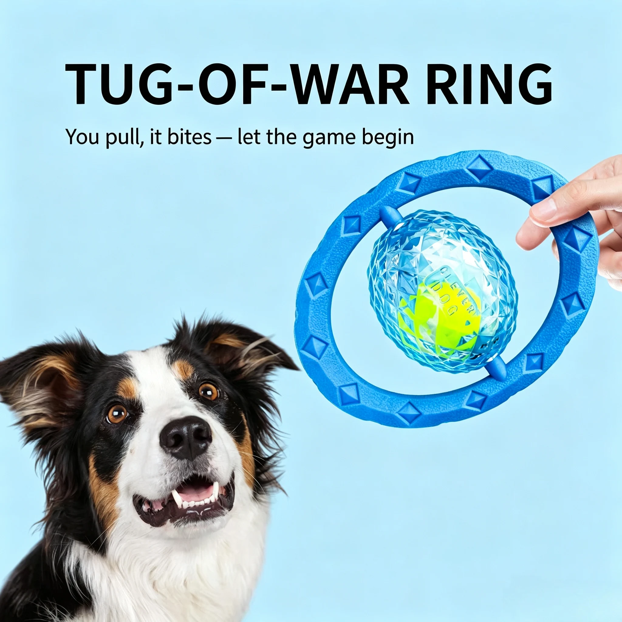 Brinquedo Anel Planetário para Cães Interativo para Mastigar - Imagem 4