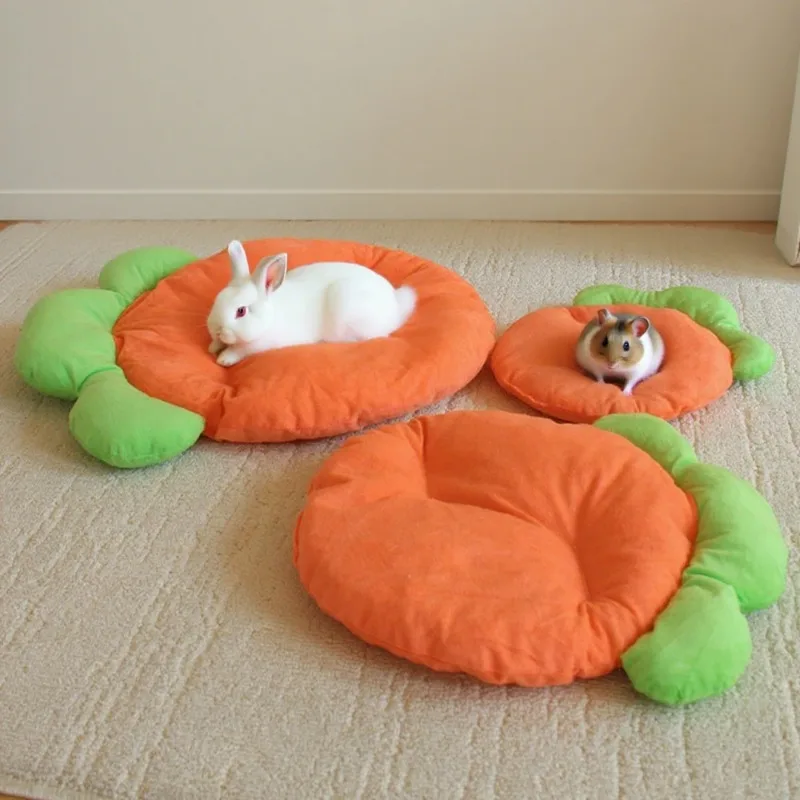 Cama Toca Cenoura para Roedores e Gatos Pequenos Lavável na Máquina - Image 2