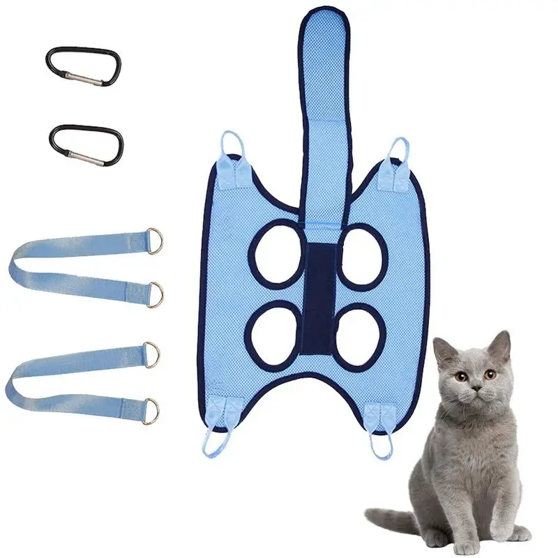 Rede para Tosa de Cães e Gatos de Poliéster com Alça de Segurança - Imagem 2