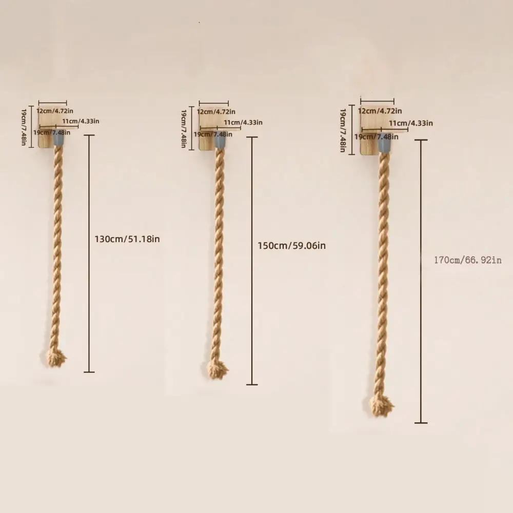 Corda de Sisal para Gatos 130 cm para Arranhar e Economizar Espaço - Image 6