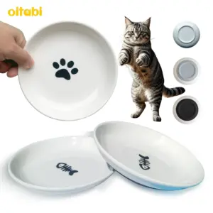 tigelas de cerâmica para gatos com base antiderrapante