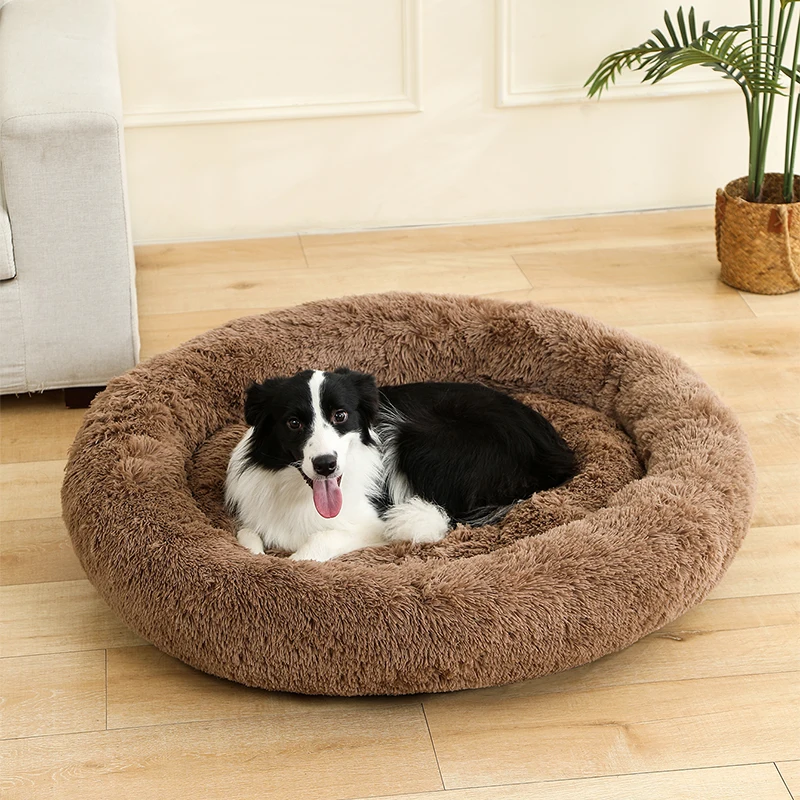 Cama Sofá para Cães e Gatos de Pelúcia Longa e Macia - Imagem 2